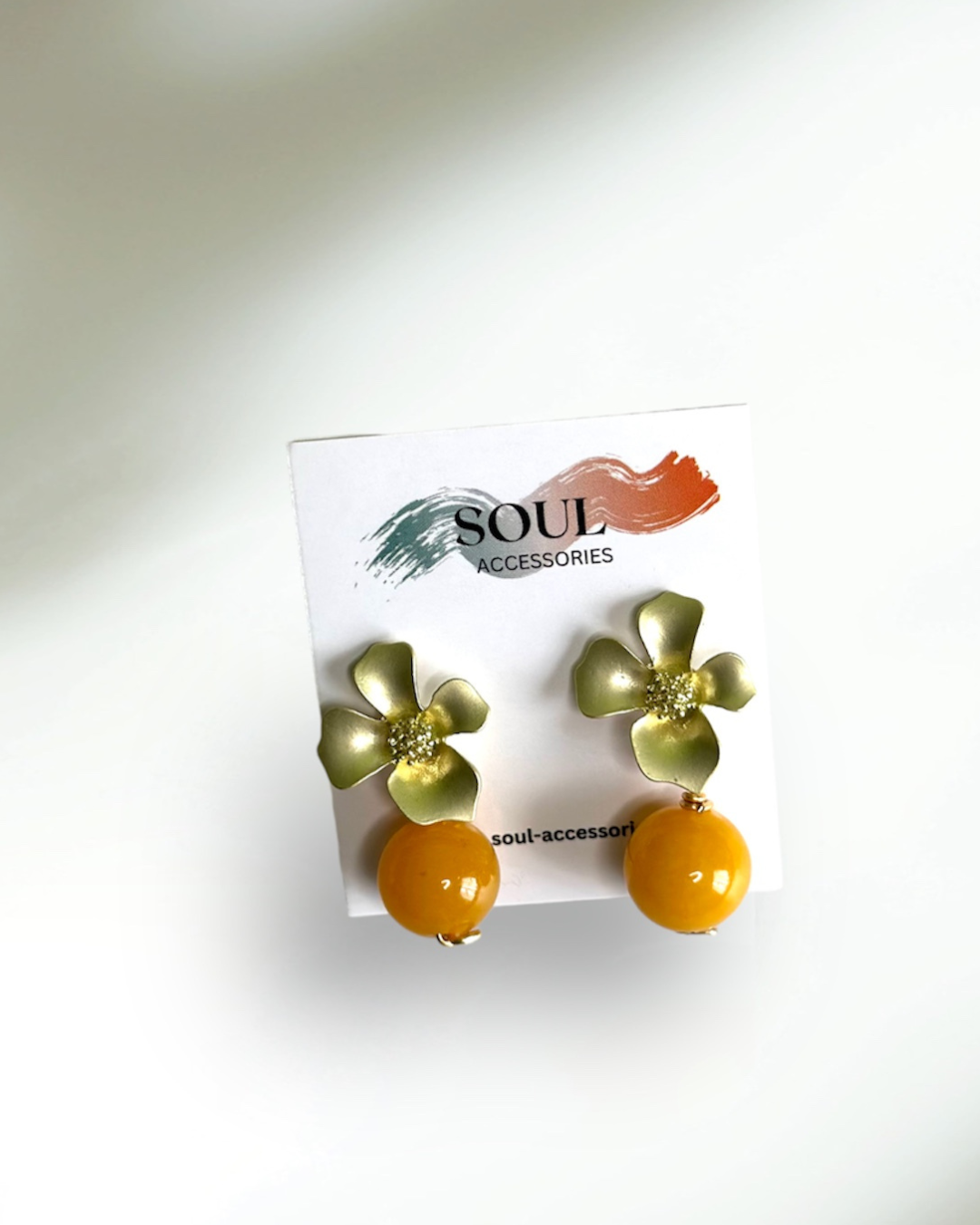 Yellow Quartz Earring - Tara
