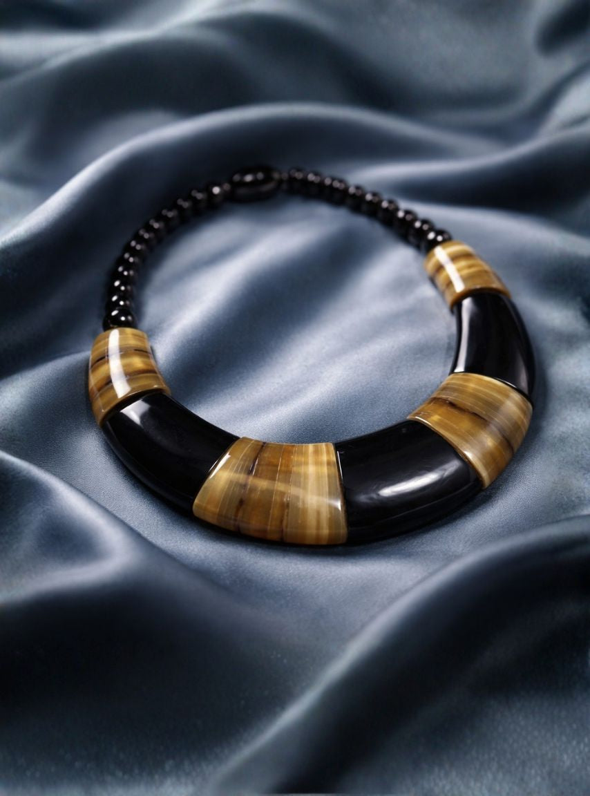 Buffalo Horn Statement Necklace
