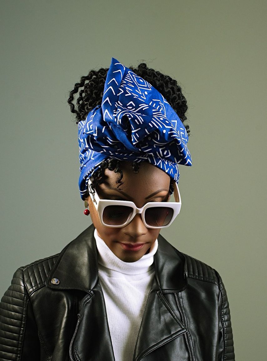 BlueJeanDenimHeadwrap_Denimscarf_AfricanScarf_AfricanHeadwrap_Fabric_Headwrapforblackwomen_Headwraps_HeadWrap_Denim