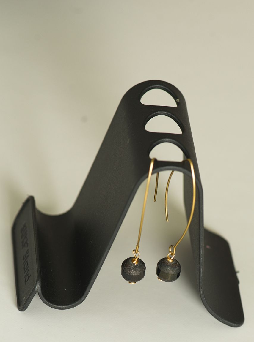 Hanging earrings - Black