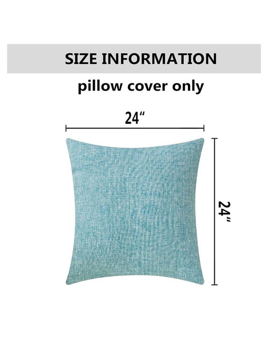 Pillow Covers, 24 x24 inch (60cm), Set of 2, Teal