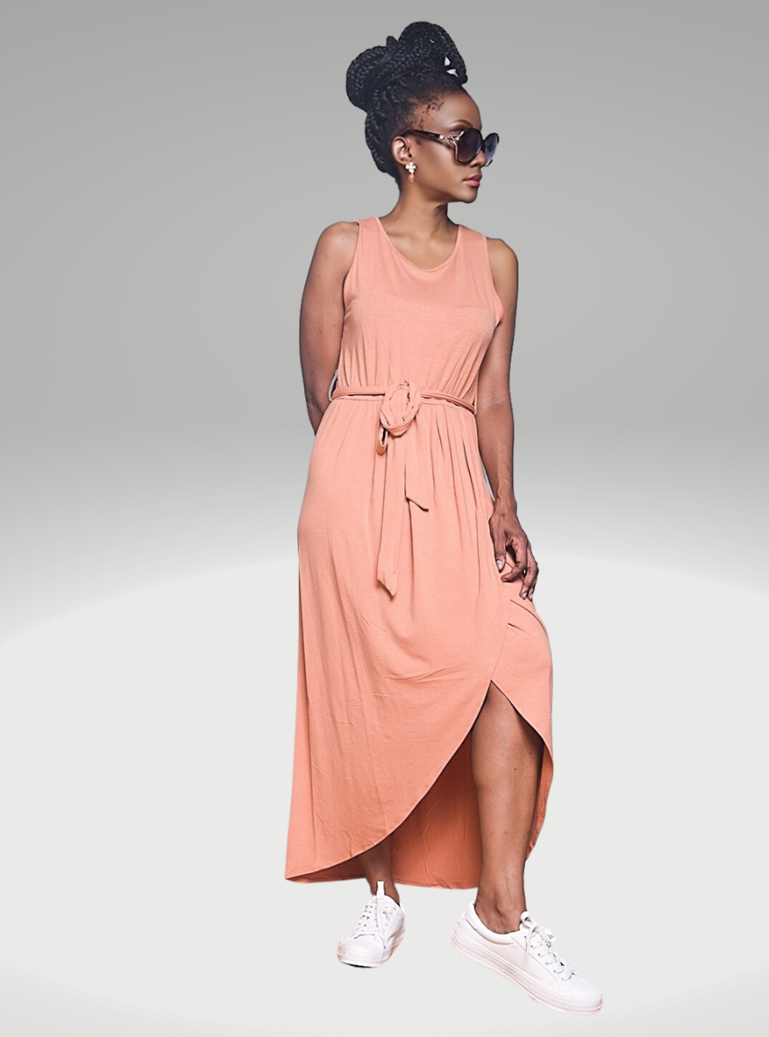 Tulip Dress - Butter Orange