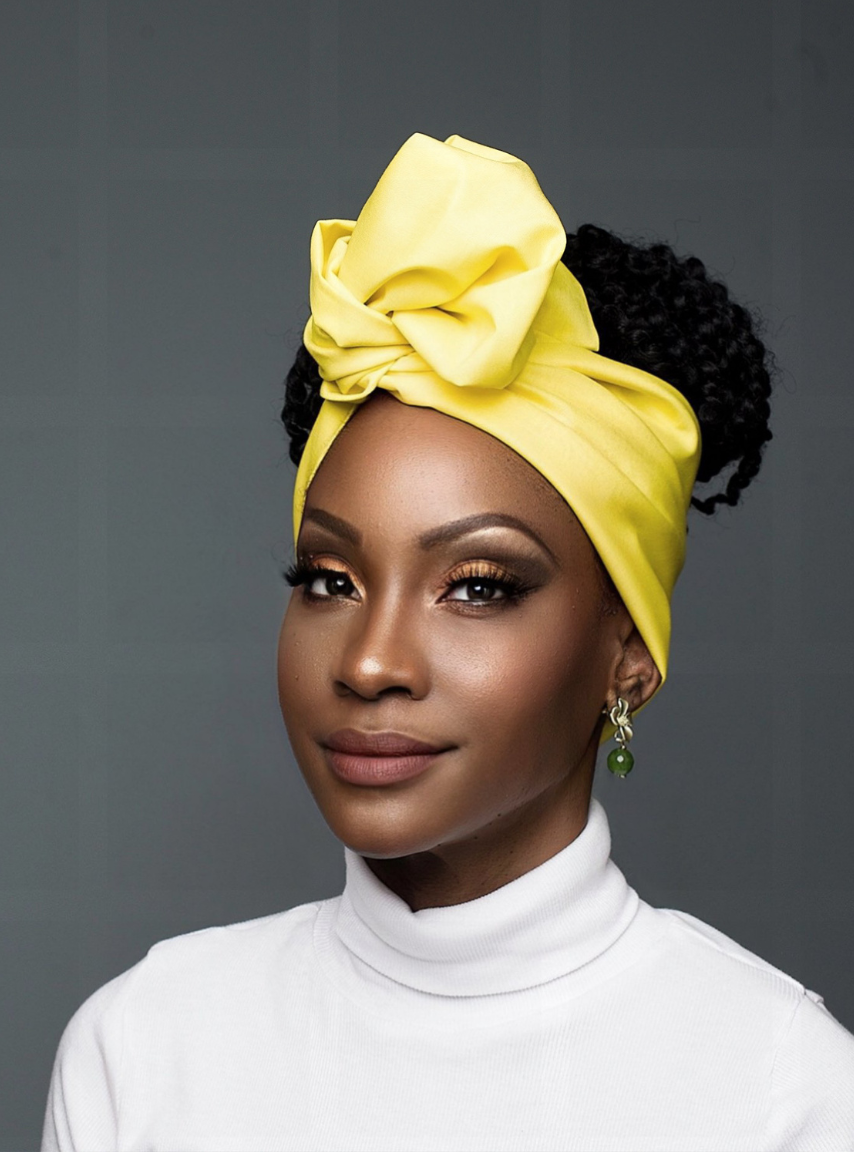 Wire Headwrap - Riley Acid Yellow