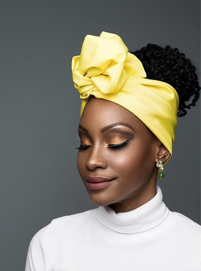 Wire Headwrap - Riley Acid Yellow