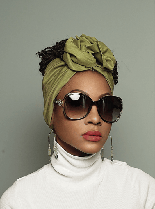 Elevate your headwrap game with our unique twist-and-bend design!Green Olive Twist Head Wrap, Flexible Wire Head Wrap, Top Knot, Turban, Vibrant Twist Tie, Versatile Wire Headband. Wire headwrap.
