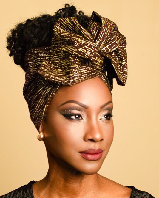 Wire Headwrap - Kendi Brown