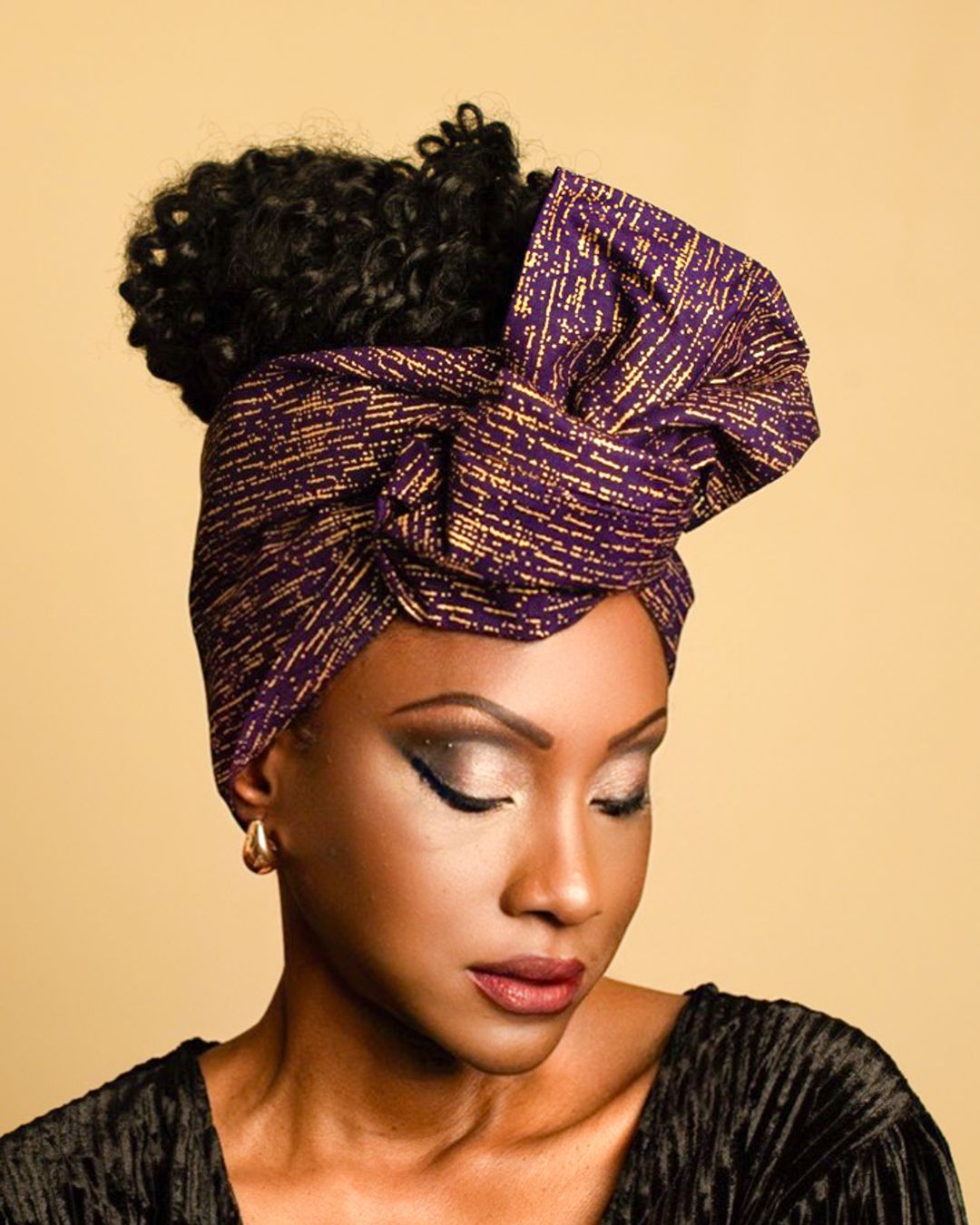 Wire Headwrap - Kendi Purple