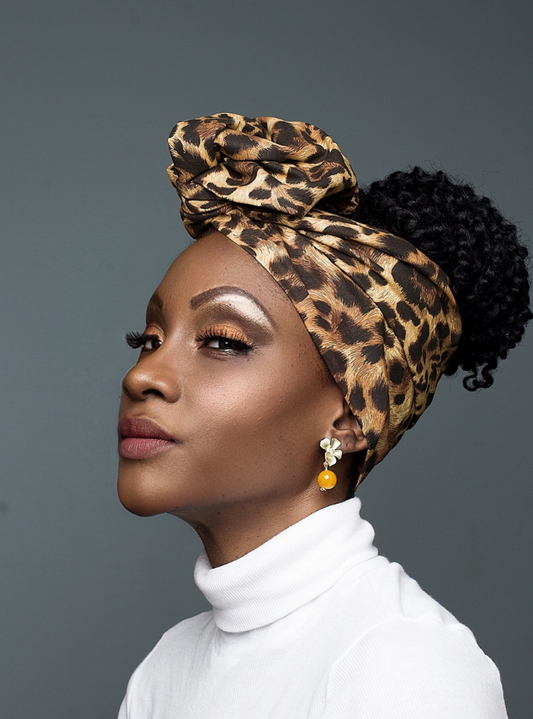 Animal Print Wire headwrap