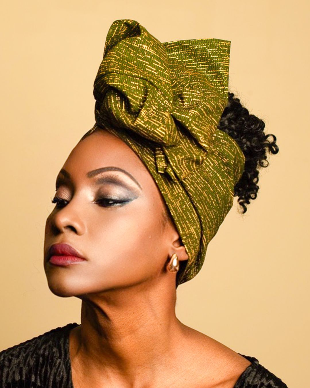 Wire Headwrap - Kendi Olive