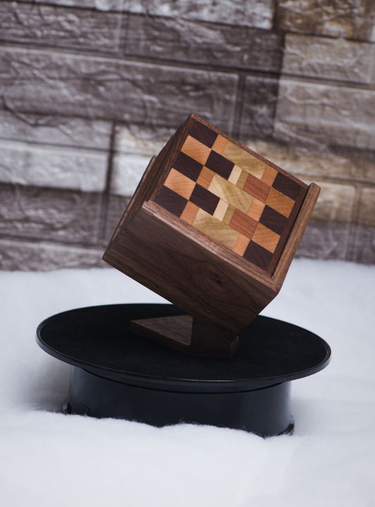 Handmade Wood Coasters - Set of 4 - Style 6