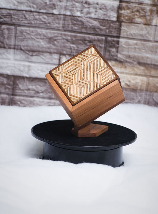 Handmade Wood Coasters - Set of 4 - Style 1