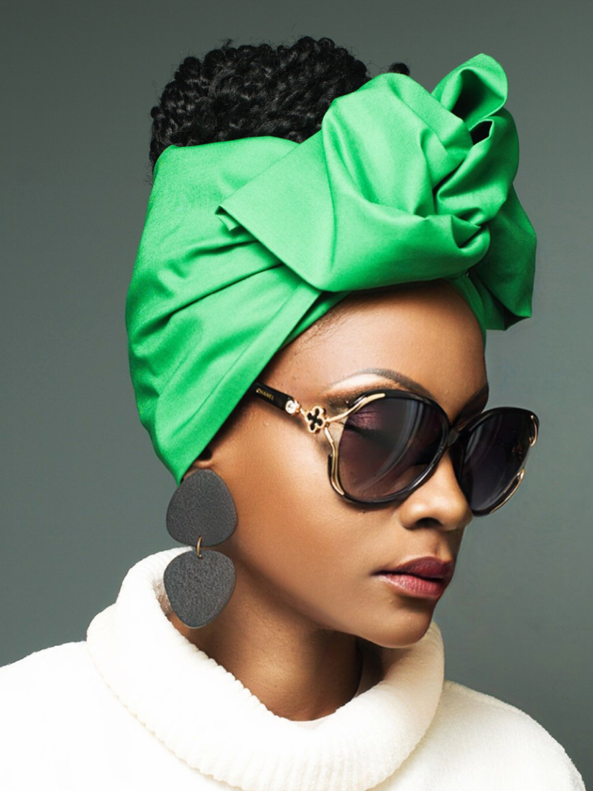 Green online head wrap