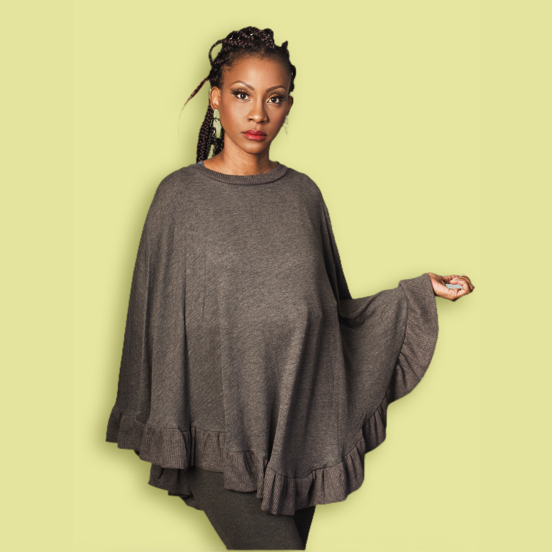 Poncho - Gray