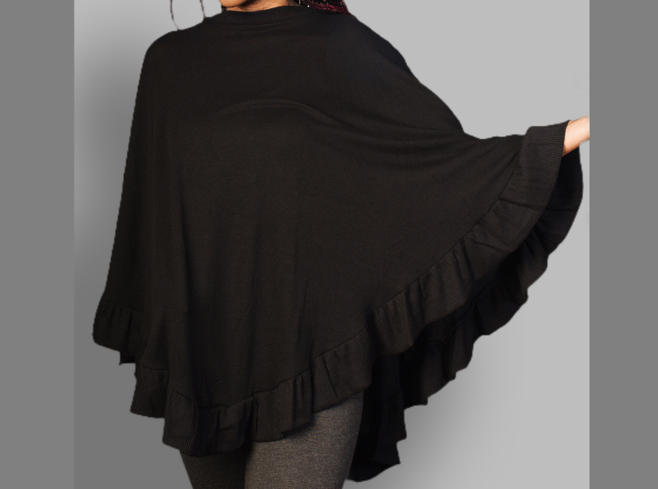 Poncho - Black
