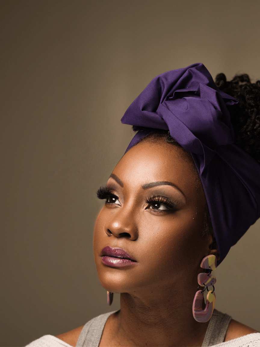 Purple Wire Headwrapo perfect gift for her on Valentines Day. African American Headwrap, Twist Head Wrap, Flexible Wire Head Wrap, Top Knot, Turban, Vibrant Twist Tie, Versatile Wire HeadbandBest Wire headwrap in white, head wraps for woman. Wire Headband