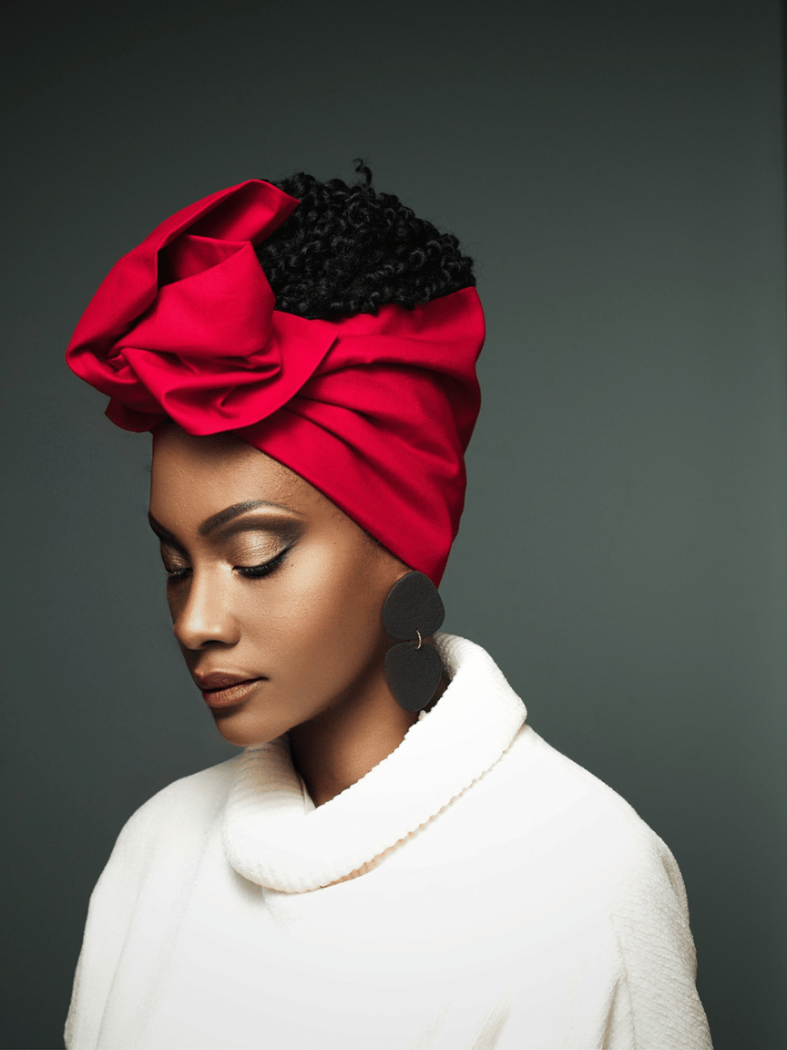 Red hot Chilli pepeer Wire Headwrapo perfect gift for her on Valentines Day. African American Headwrap, Twist Head Wrap, Flexible Wire Head Wrap, Top Knot, Turban, Vibrant Twist Tie, Versatile Wire Headband