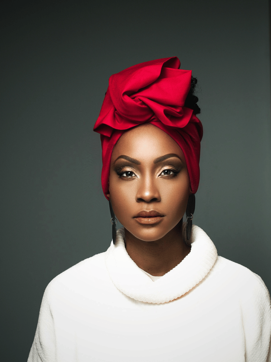 Red hot Chilli pepeer Wire Headwrapo perfect gift for her on Valentines Day. African American Headwrap, Twist Head Wrap, Flexible Wire Head Wrap, Top Knot, Turban, Vibrant Twist Tie, Versatile Wire Headband