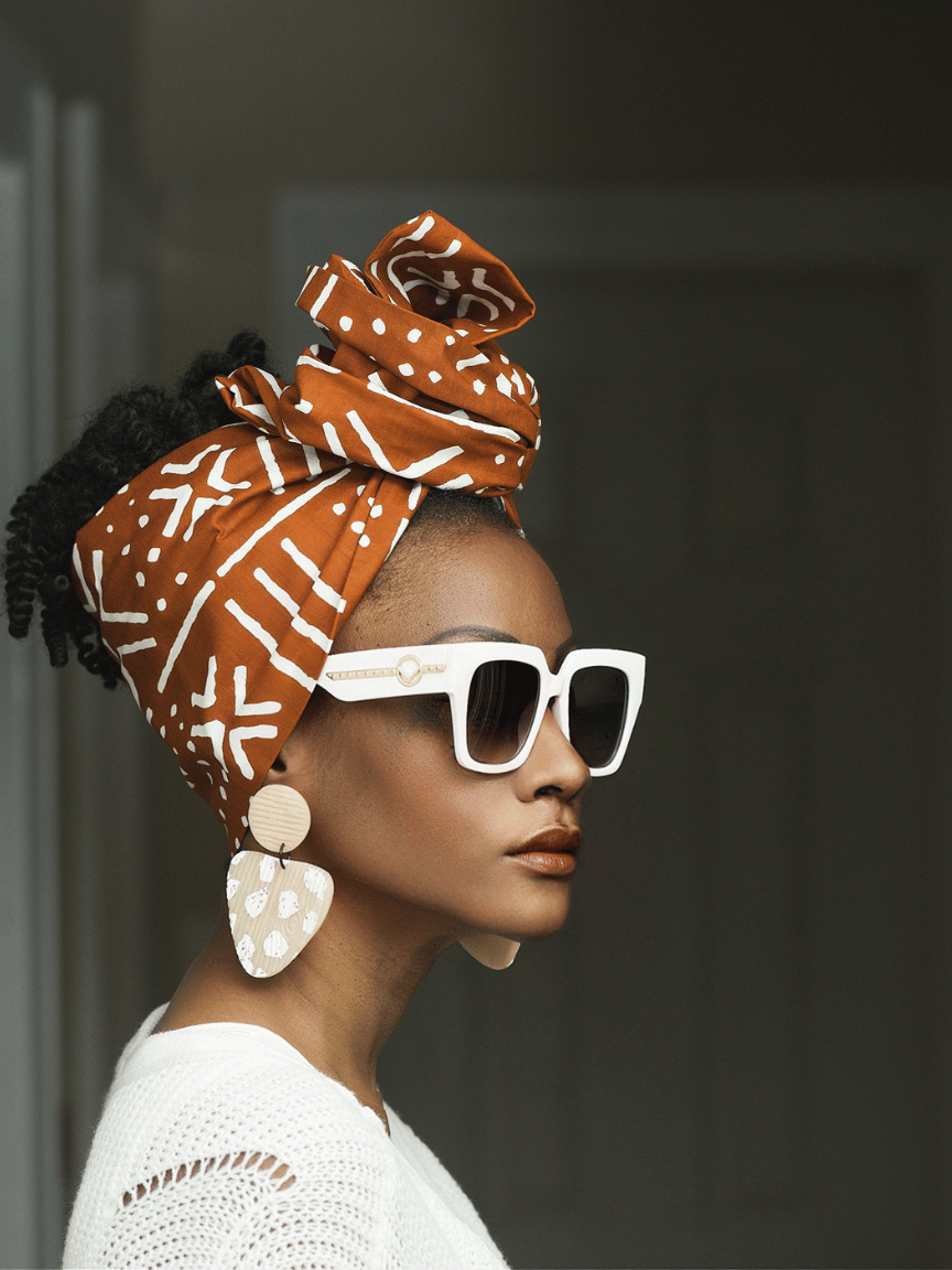 Wired african head deals wrap