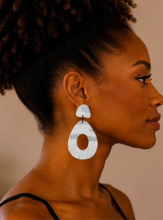 Geometric Drop Earrings