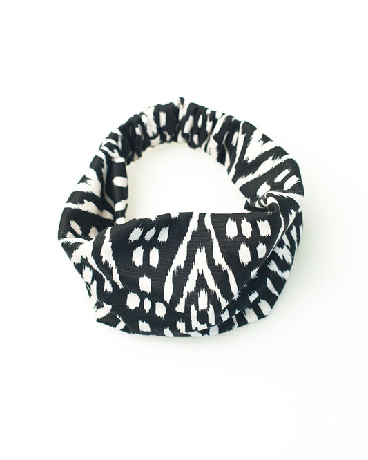 Tribal Black Headband 1