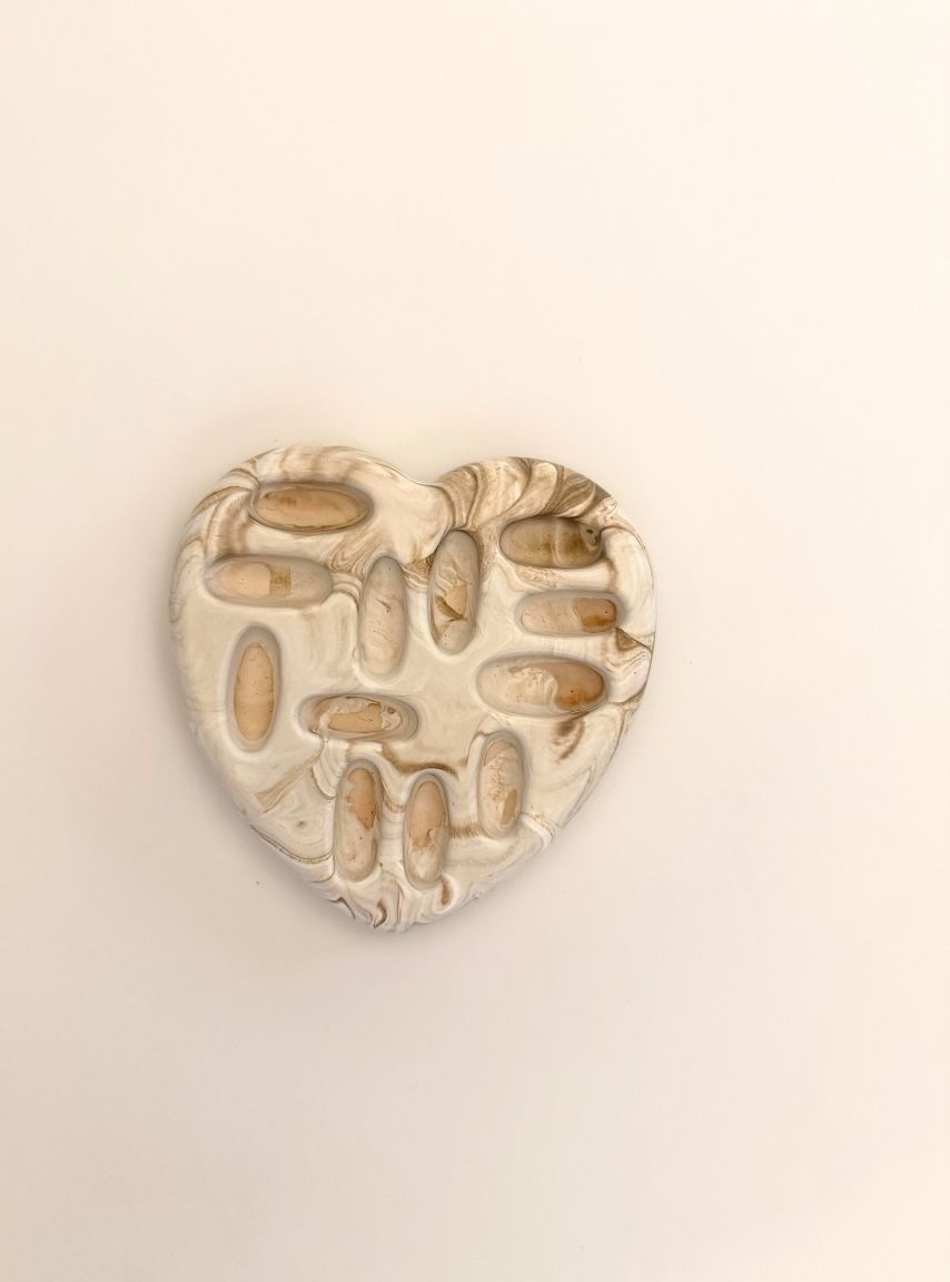 Jewelry Ring Tray, Ring Organizer, Ring Display, Woman Ring Holder, Heart Shape