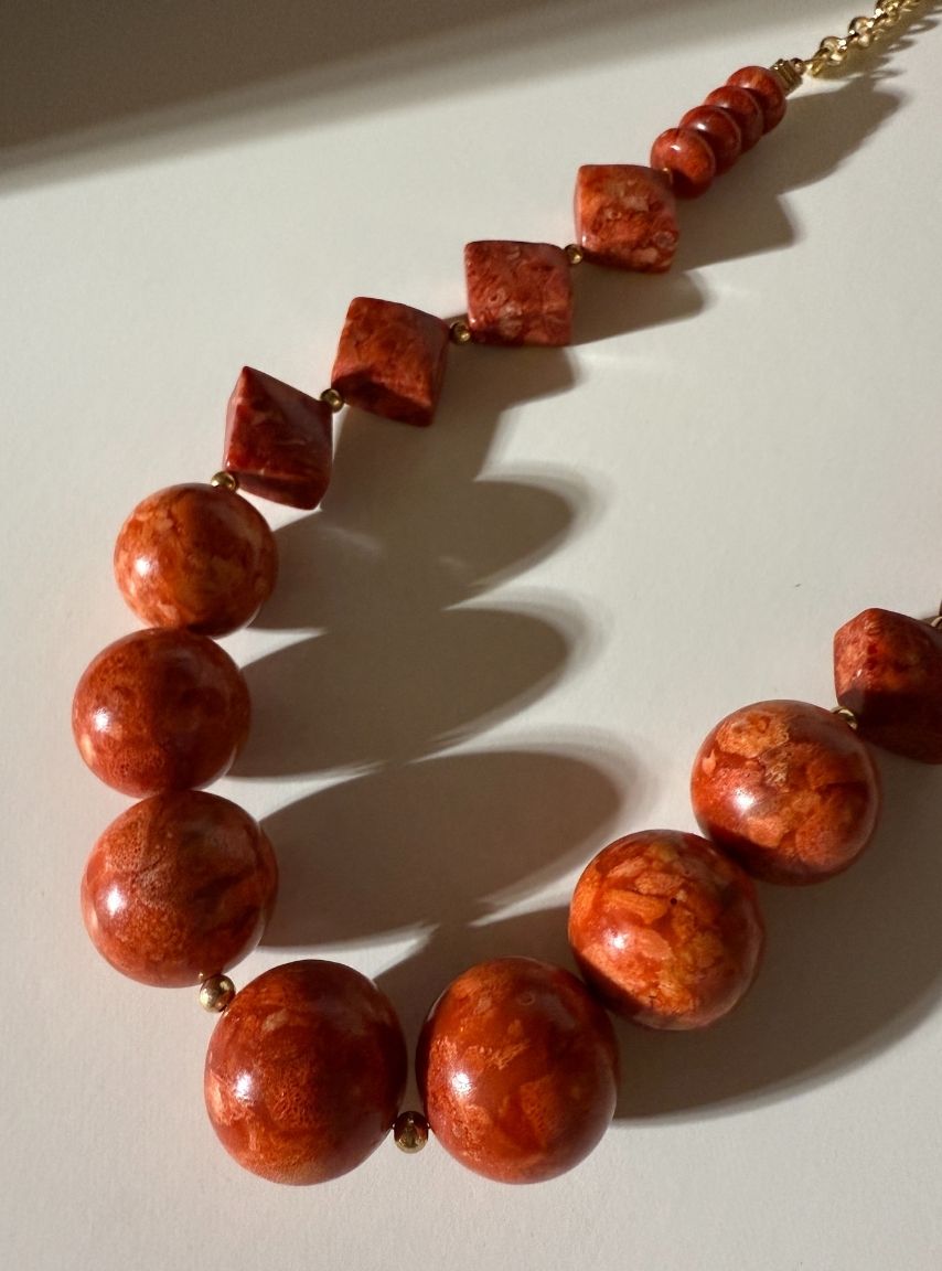Coral Sponge Necklace