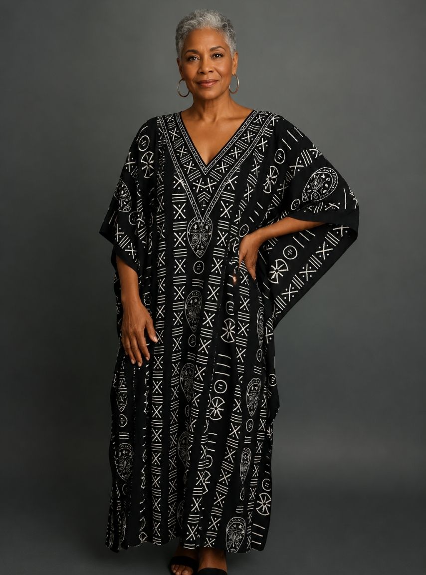 Black & White -Tribal Dress