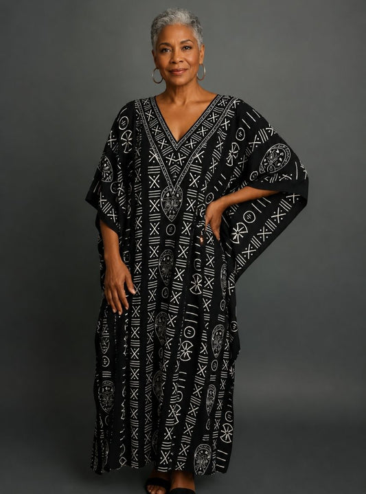 Black & White -Tribal Dress
