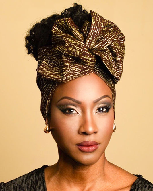 Wire Headwrap - Kendi Brown