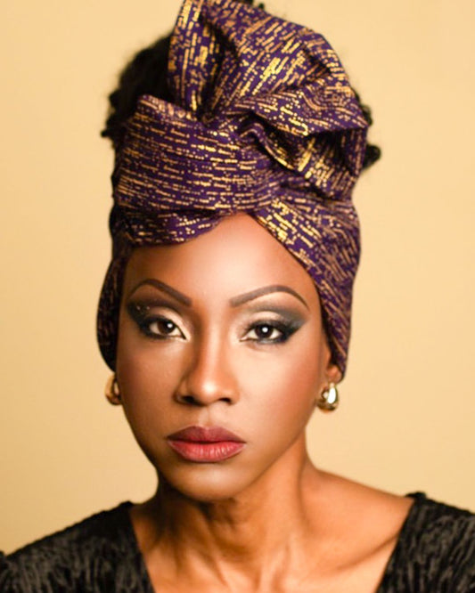Wire Headwrap - Kendi Purple