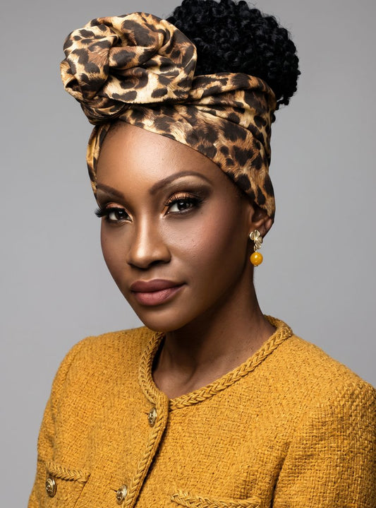 Wire Headwrap - Zena Animal Print