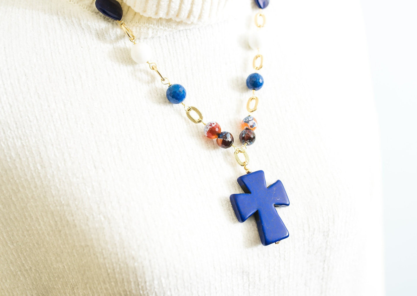 Blue Stones Necklace