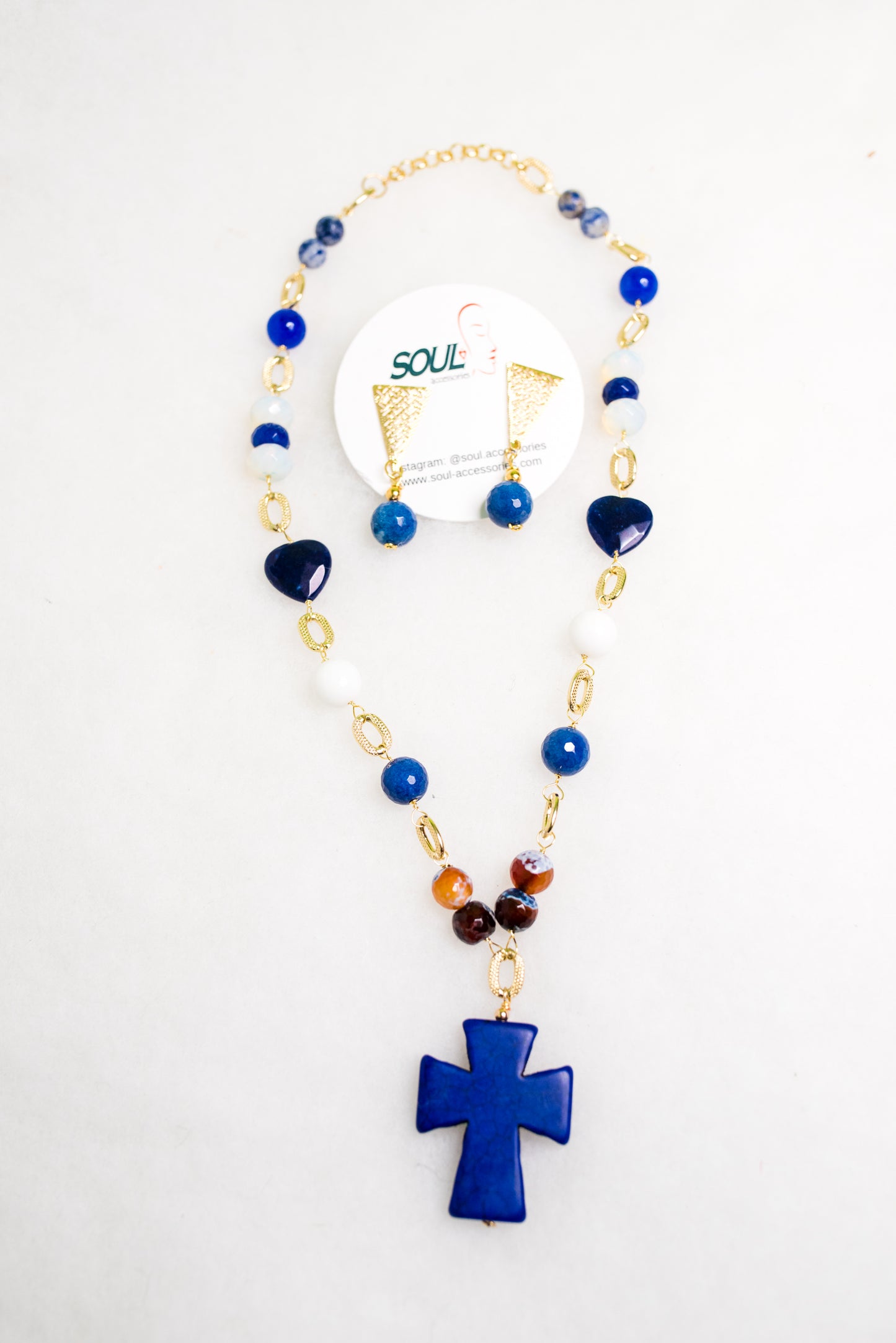 Blue Stones Necklace