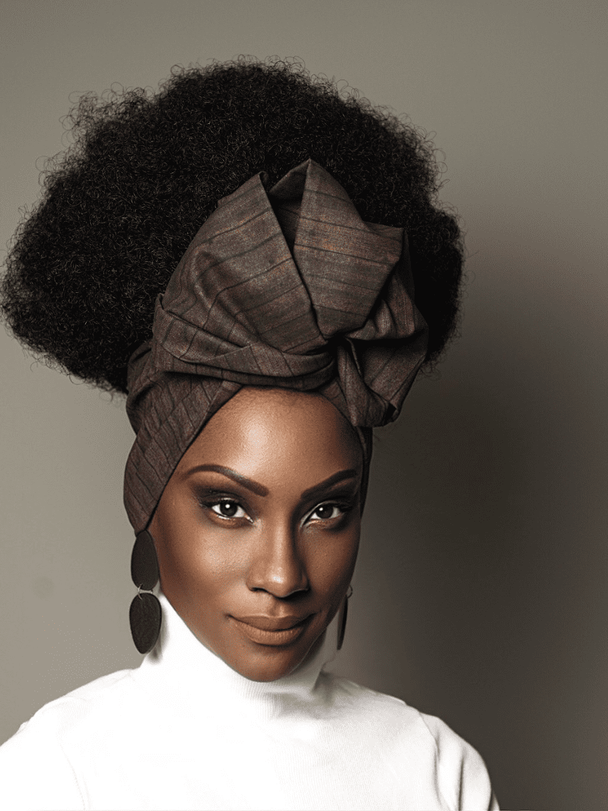 Wired Headwrap - Brown Planks