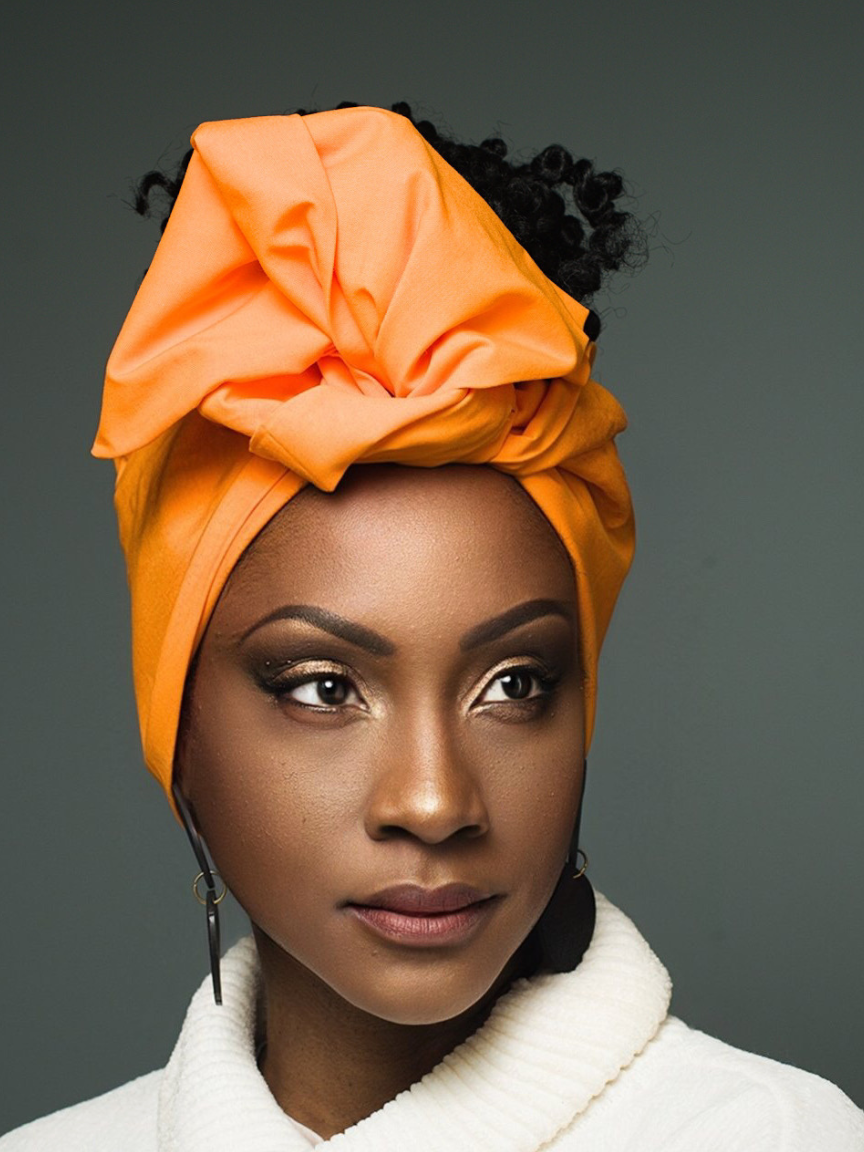 Orange Wired headwrap. Wire headwrapgreen Wired headwrap, Wired headband.vibrant This headwrap stylish and functional. It helps keep your hair off your face and neck, keeping you cool, calm, and collected. No more sticky hair moments ruining your summer fun! Wire Headwrap perfect gift for her on Valentines Day. African American Headwrap, Twist Head Wrap, Flexible Wire Head Wrap, Top Knot, Turban, Vibrant Twist Tie, Versatile Wire Headband, Best Wire headwrap, head wraps for woman. Wire Headband