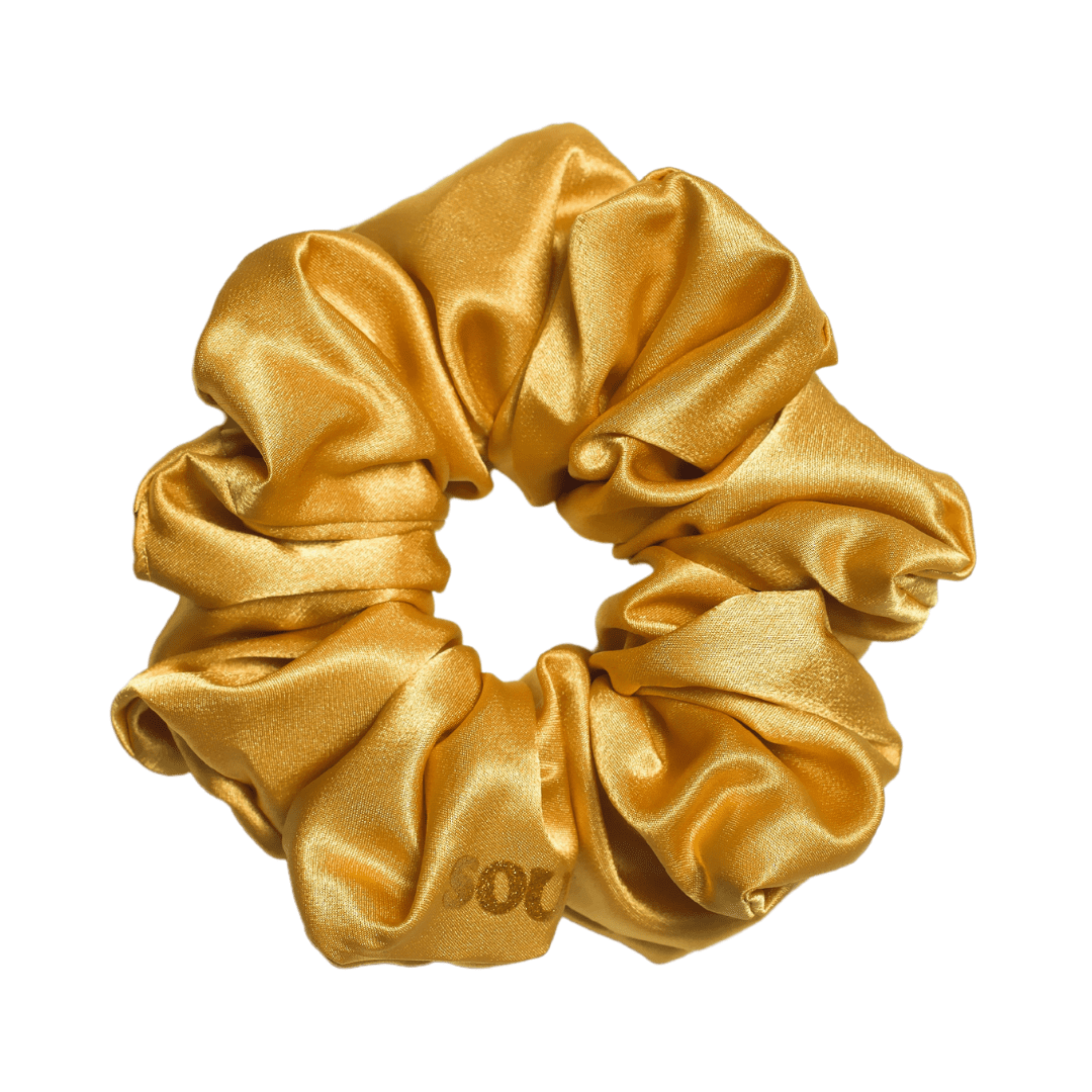 Large Scrunchie - Yellow Citric